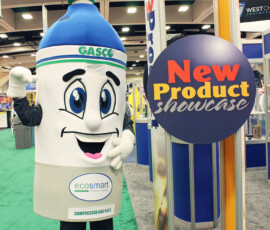 Mascot Created for Photo Opportunities Gasco Trade Show Mascot Design